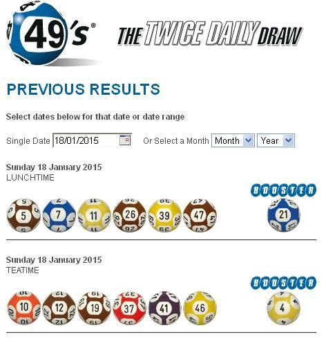 ladbroke 49s results